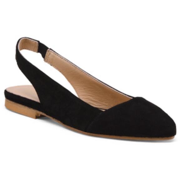 Sophia Milano Shoes - BNWT Sophia Milano Pointy Suede Slingback Flat- 36